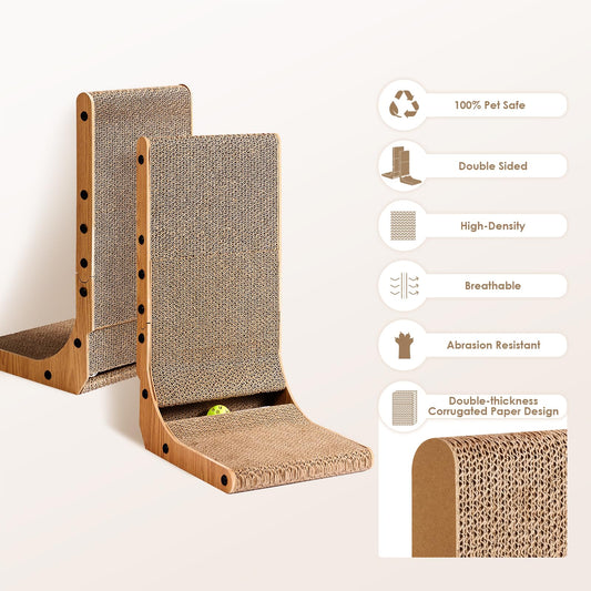 EHEYCIGA Cardboard Cat Scratching Board – Large