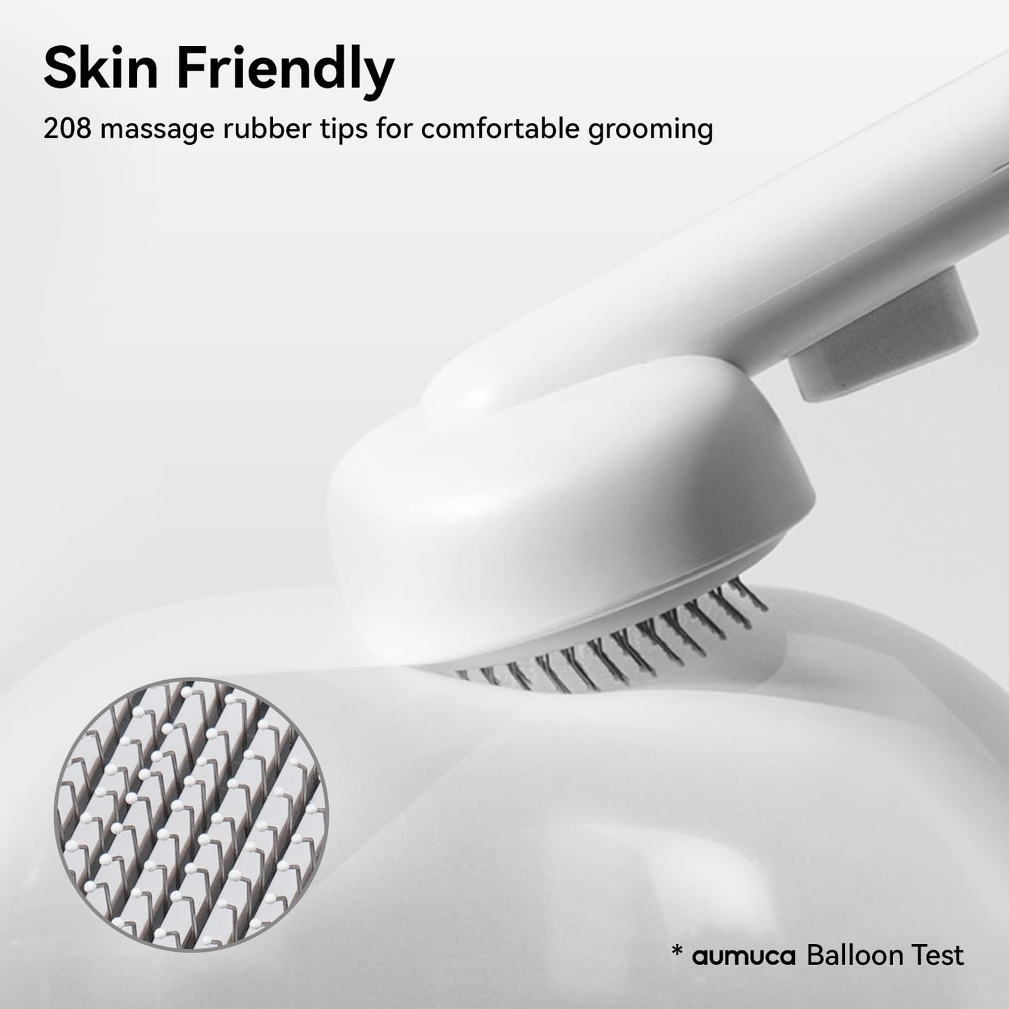 Aumuca Cat Grooming Brush for Long & Short Hair