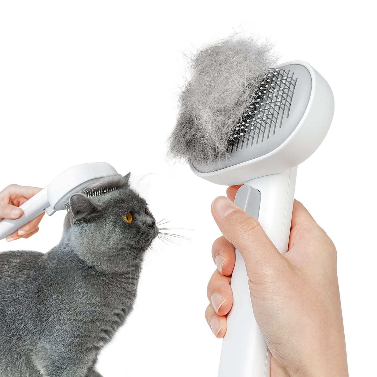 Aumuca Cat Grooming Brush for Long & Short Hair