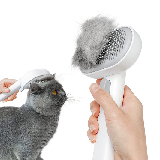 Aumuca Cat Grooming Brush for Long & Short Hair