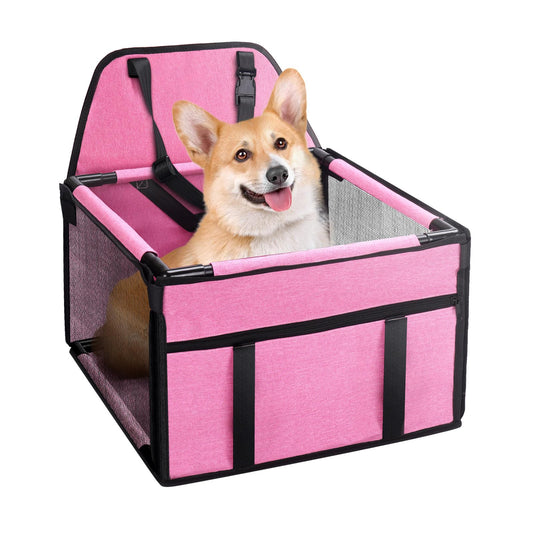 GENORTH Portable Pet Car Seat for Small Dogs